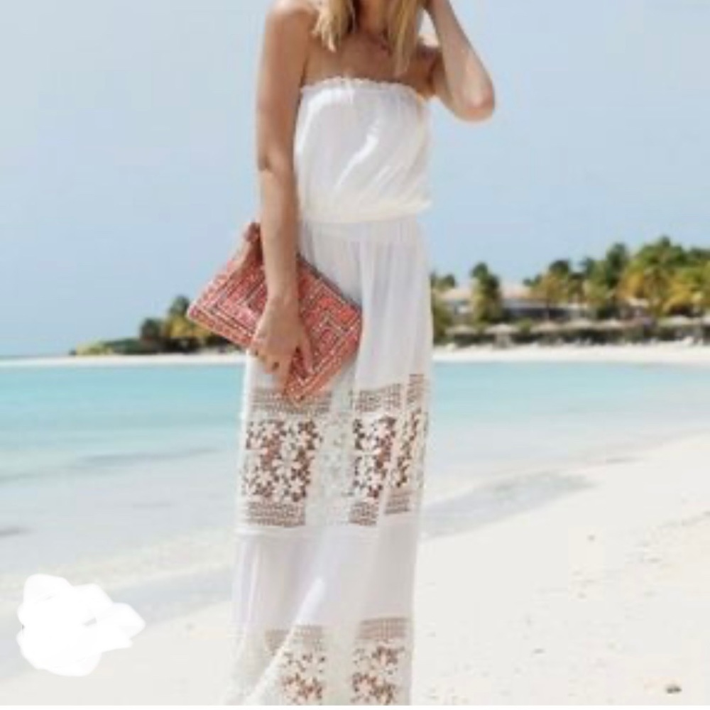 6 Shore Road by Pooja. Size small. Color is Moonlight White.
